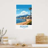 Agadir Voyage Impression Art Mural Agadir Décorati (Cuisine)