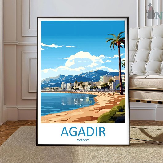 Agadir Voyage Impression Murale Agadir Murale Susp