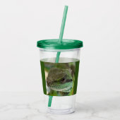Agama, hagedis acryl drinkbeker (Achterkant)