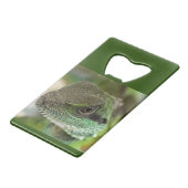 Agama, hagedis kredietkaart flessenopener (Voorkant Gekanteld)