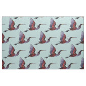 Agami heron celadon blauw stof (Fat Quarter)