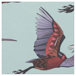 Agami heron celadon blauw stof