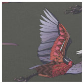 Agami héron tissu foncé (Fermer)