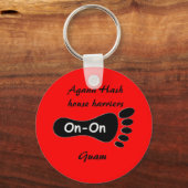 Agana Hash house harriers, Guam Sleutelhanger (Voorkant)