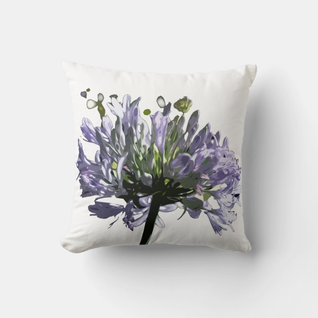 Agapanthus kussen (Voorkant)