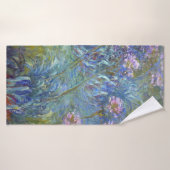Agapanthus, Monet (Serviette de bain)