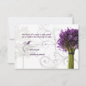 Agapanthus RSVP | Couleur de fond DIY (Dos)