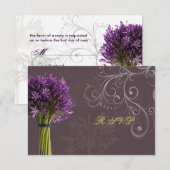 Agapanthus RSVP | Couleur de fond DIY (Devant / Derrière)