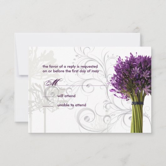 Agapanthus RSVP | Fond de couleur DIY (Dos)