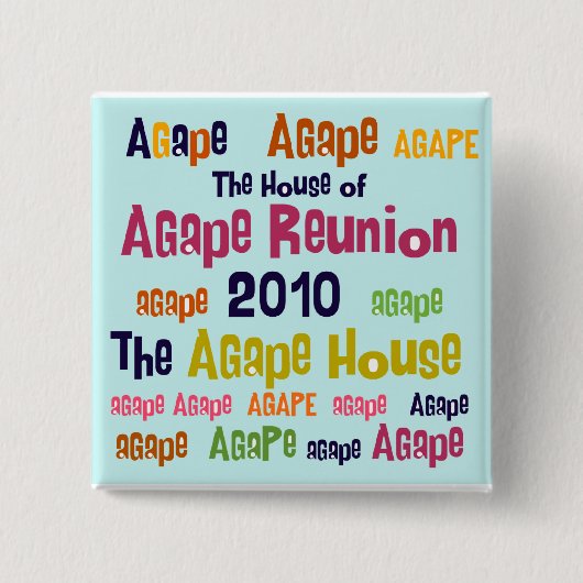 Agape Button Square (Voorkant)