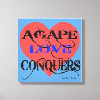 Agape Canvas Afdruk