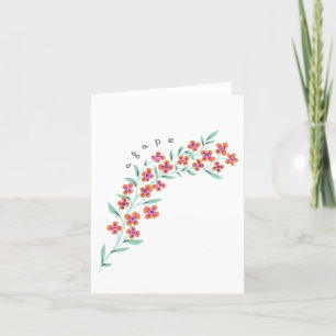 Agape-kaart Bedankkaart