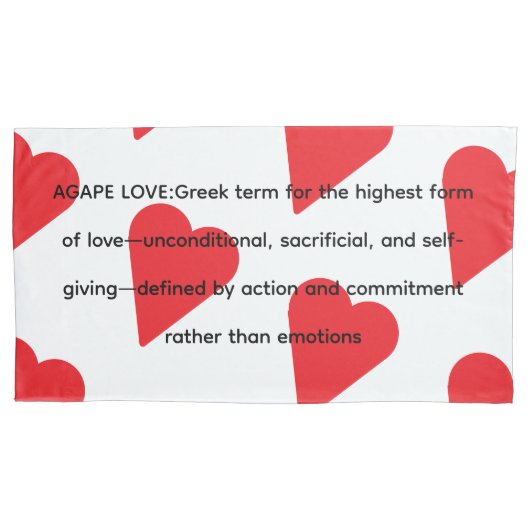 AGAPE-LIEFDE KUSSENSLOOP (Voorkant-Links)