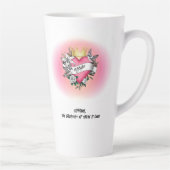 Agape Love Tattoo Graffiti Latte Mok (Rechts)