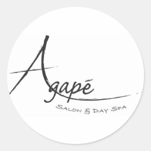 Agape Salon en day Spa Ronde Sticker