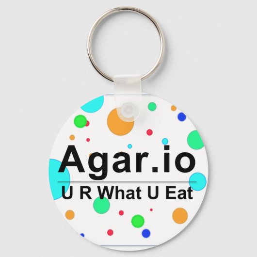 Agar.io Key Ring Sleutelhanger (Voorkant)