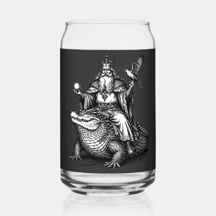 Agares en het Oude Beest Blikvorm Glas