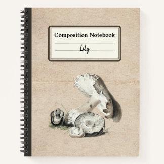 Agaricus Augustus Mushroom gepersonaliseerd Comp Notitieboek