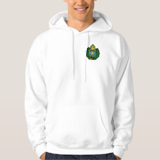 Agasalho com Brasão da Bandeira Imperial do Brasil Hoodie