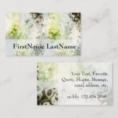 Agate Art Personnalisé Cartes de visite indestruct (Devant / Derrière)