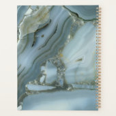 Agate Baby Blue Marble Swirl Customisé (Dos)
