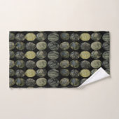 Agate Bandée Ovale Motif Horizontal en Pierre Préc (Serviette à main)