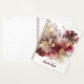 Agate floral de Parties scintillant de Bourgogne e (Devant avec enveloppe)