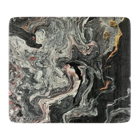 Agate Fluid Marmer Snijplank (Voorkant)