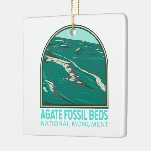 Agate Fossil Beds National Monument  Keramisch Ornament (Links)