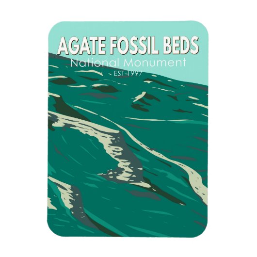 Agate Fossil Beds National Monument  Magneet (Verticaal)