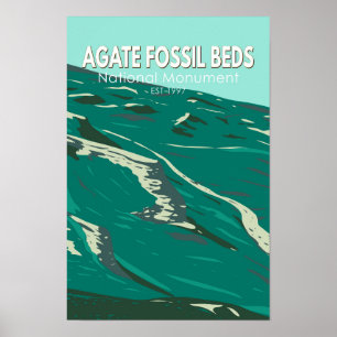 Agate Fossil Beds National Monument Poster