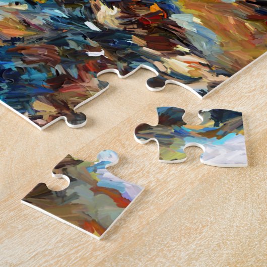 Agate Geode Abstract Legpuzzel (Zijkant)