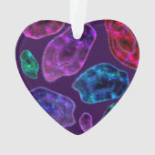 Agate Geode Cosmic Crystals Paars Glitter Ornament (achterkant)