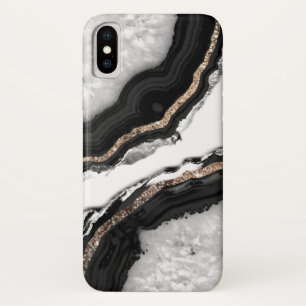 Agate Glitter Glam #2 #edelsteen iPhone X Hoesje