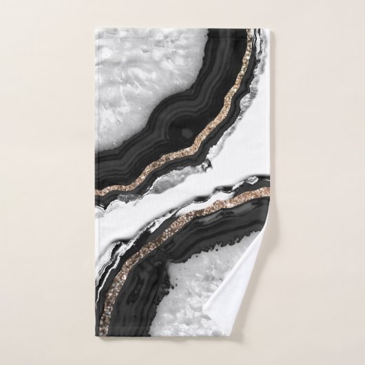 Agate Glitter Glam #2 #gem Bad Handdoek (Handdoek)