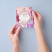 AGATE GLITTER RSVP Budget Flyer (Hand)