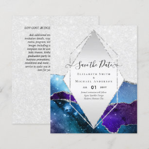 AGATE GLITTER Save The Dates Glamour BUDGET