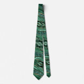 Agate Green Emerald Gold Cravate Marble Gemstone (Devant)