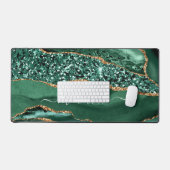 Agate Green Gold Parties scintillant Marbre Nom pe (Clavier et souris)