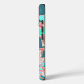 Agate groene levende koraal blauwgroen roos goudbl Case-Mate iPhone case (Achterkant / Links)