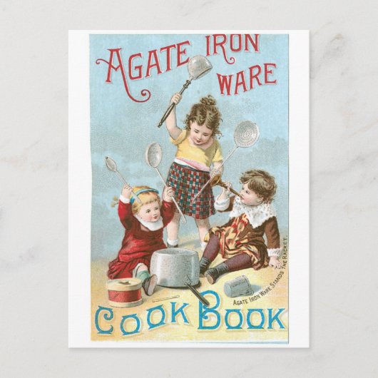 Agate Iron Ware  Cookbook and Art Briefkaart (Voorkant)