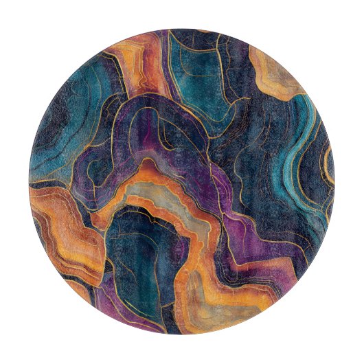Agate Kunst Snijplank (Voorkant)