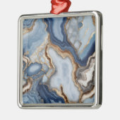 Agate Marble Ornement de Noël (Gauche)