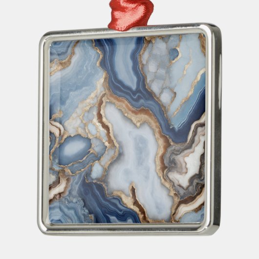 Agate Marble Ornement de Noël (Gauche)