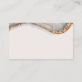 Agate Marble Stone Recipe Request Kaart Visitekaartje (Achterkant)