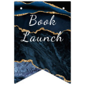 Agate Navy Blue Gold Book Lancement des drapeaux B (Premier drapeau)