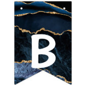 Agate Navy Blue Gold Book Lancement des drapeaux B (Troisième drapeau)