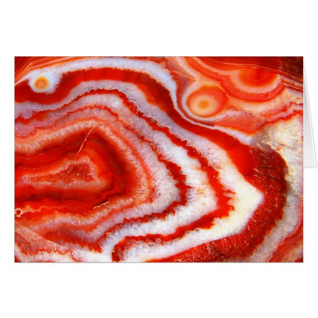 Agate orange de sang perdu (Devant Horizontal)
