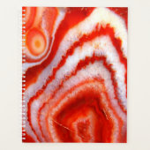 Agate Orange De Sang Tombé. (Devant)