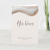 Agate Pierre Marbre Ses Vows Carte (Devant)